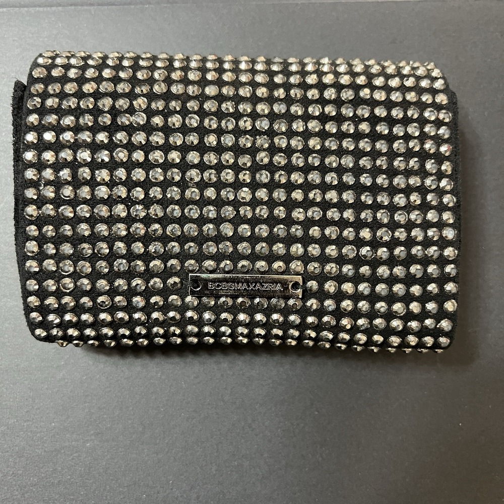 BCBG Maxazria Black Clutch with Removable Shoulder Chain Strap - Picture 7 of 7